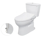 Bàn cầu hai khối, nắp đóng êm kèm vòi rửa nước lạnh TCW1211A CS300DRE4W