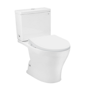 Bàn cầu 2 khối kèm nắp rửa cơ ECOWASHER TCW1211A CS326DE4XW