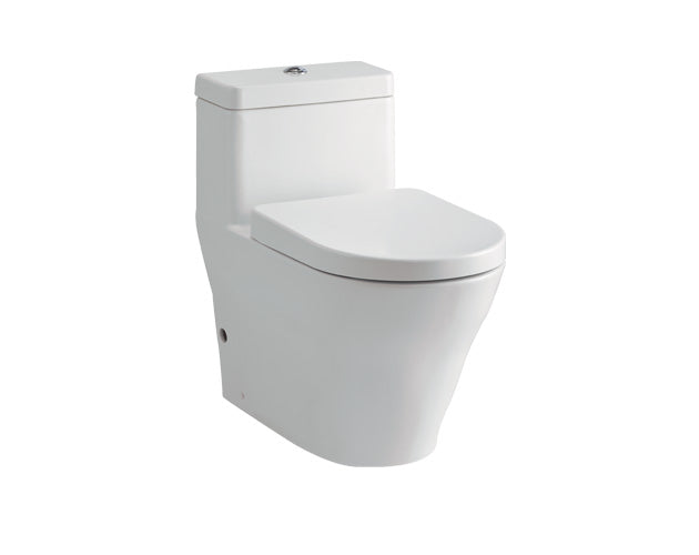 Bàn cầu một khối CW166RB/TC384CVK (Nắp đóng êm) CW166RBXW_TC384CVKW