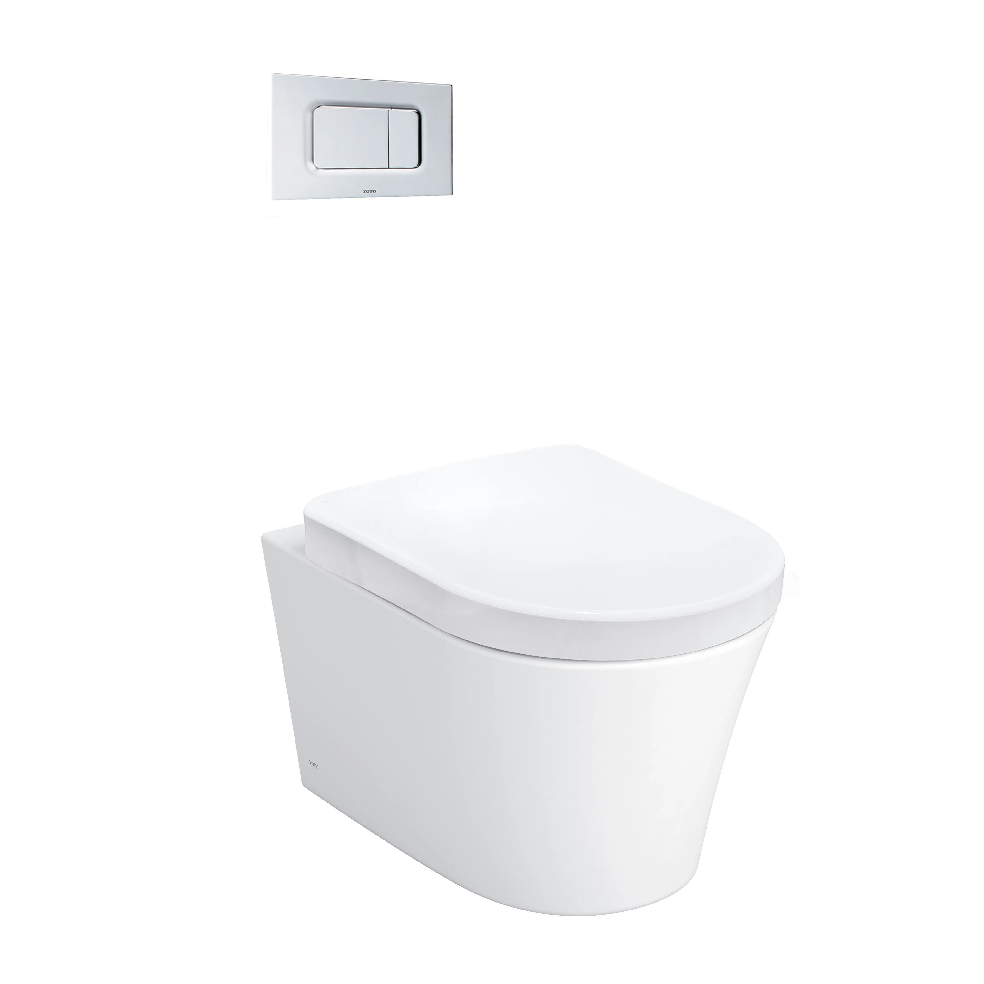 Bàn cầu treo tường kèm nắp đóng êm CW553_TC384CVK_WH172A_MB170P