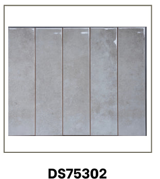 Gạch Thẻ Men Bóng Lượn Mặt KT 75x300mm Mã DS75302