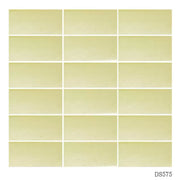 Gạch thẻ ốp tường màu vàng chanh 45x95mm NGT_575_XRY
