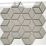Gạch Mosaic thoi xám bóng kt 48x82x6mm EO51508