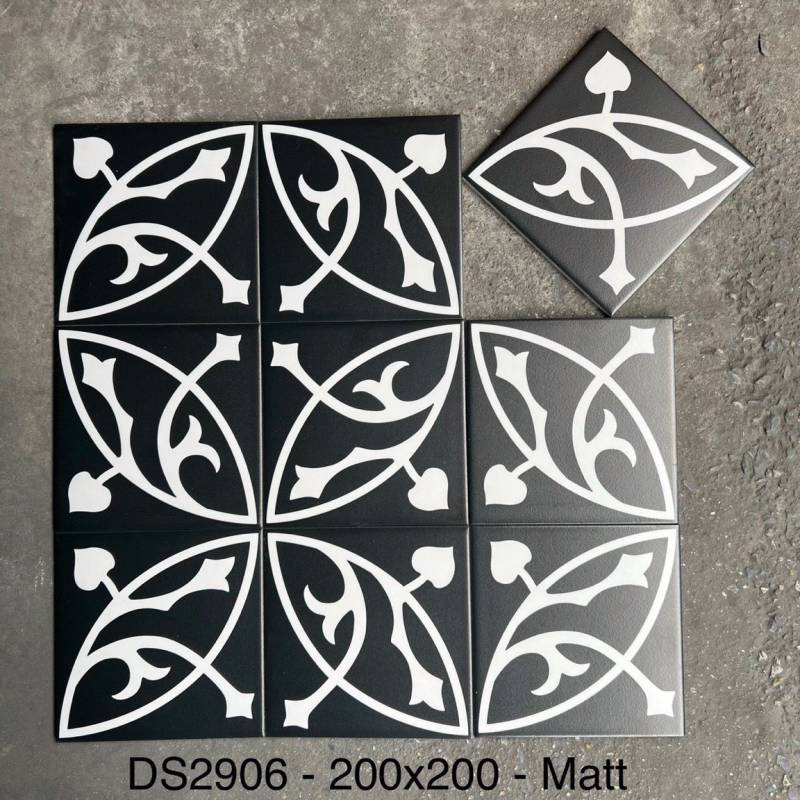 Gạch bông 200x200mm (BD vàng) DS2906