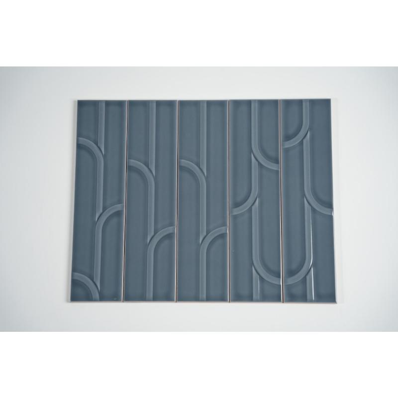 Gạch Thẻ Xám Bóng 75x300 Hiện Đại 0306-0 Sang Trọng