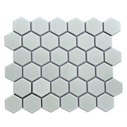 Gạch Mosaic Lục Giác Trắng Mờ 5601M