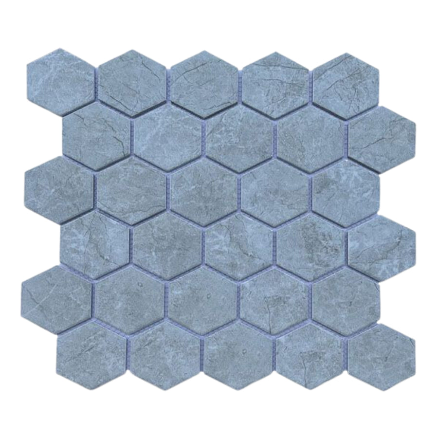 Gạch Mosaic Lục Giác Vân Đá Xám P59M23 – Daisan Store