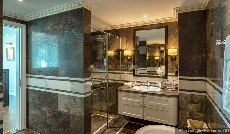 Đá Marble Nâu Xanh Jasmine