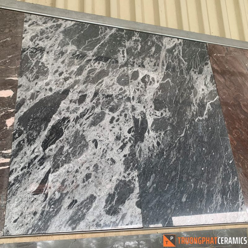 Đá ốp tường cẩm thạch đen 30×60