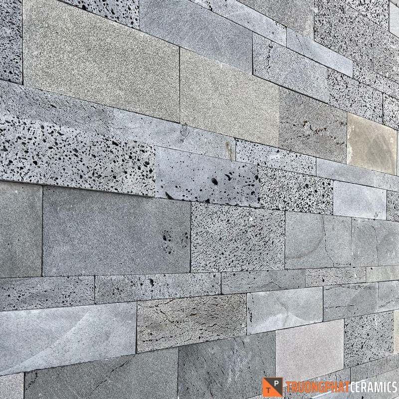 Đá ốp tường ong xám 5.10.15×30
