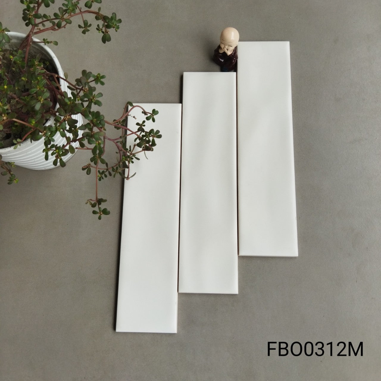 Gạch thẻ Việt Nam, Trắng kem bóng lượn, KT 75x300 mm, FB00312M_SA, Loạ – Daisan Store