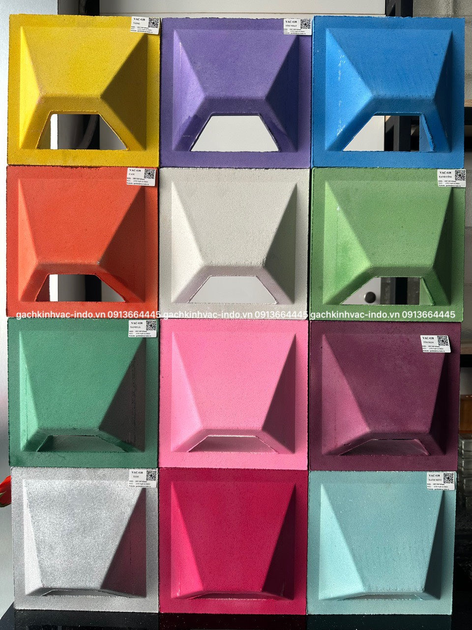 Gạch Bông Gió VAC-038 Màu – Daisan Store