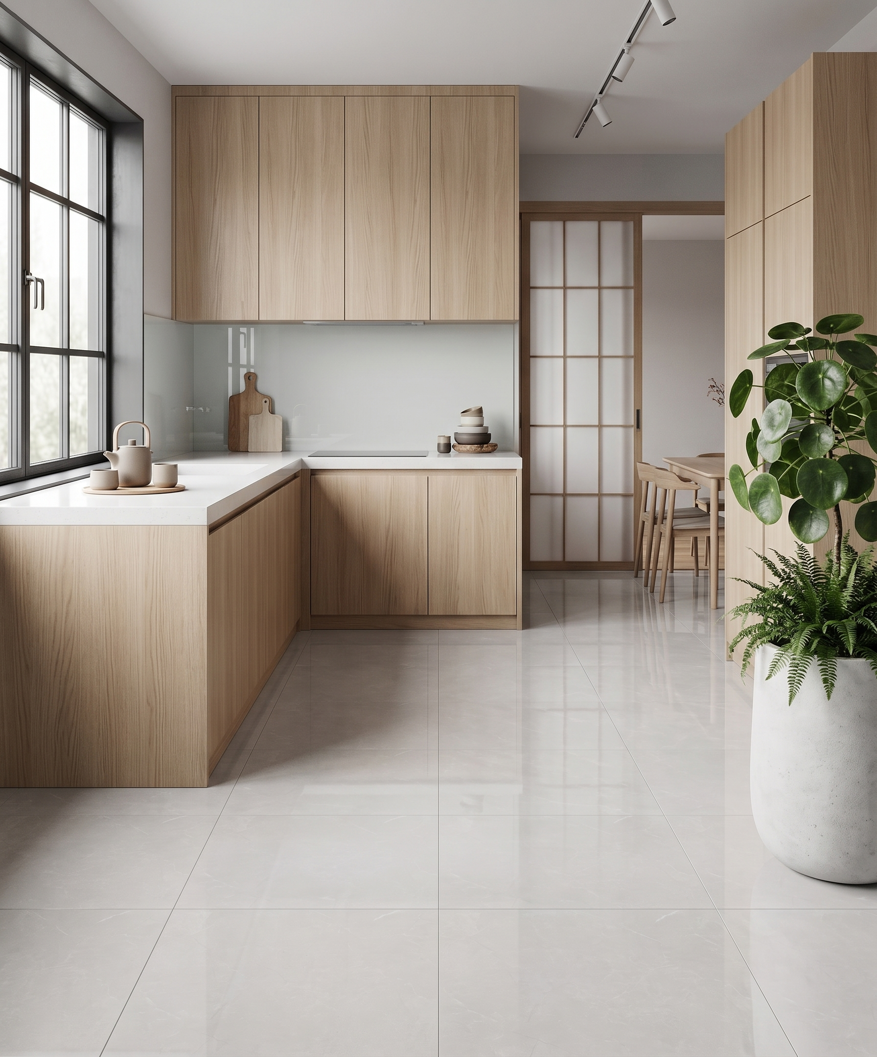 Gạch Ốp Lát KT 600x600 Men Bóng Mã GCT-I66001P