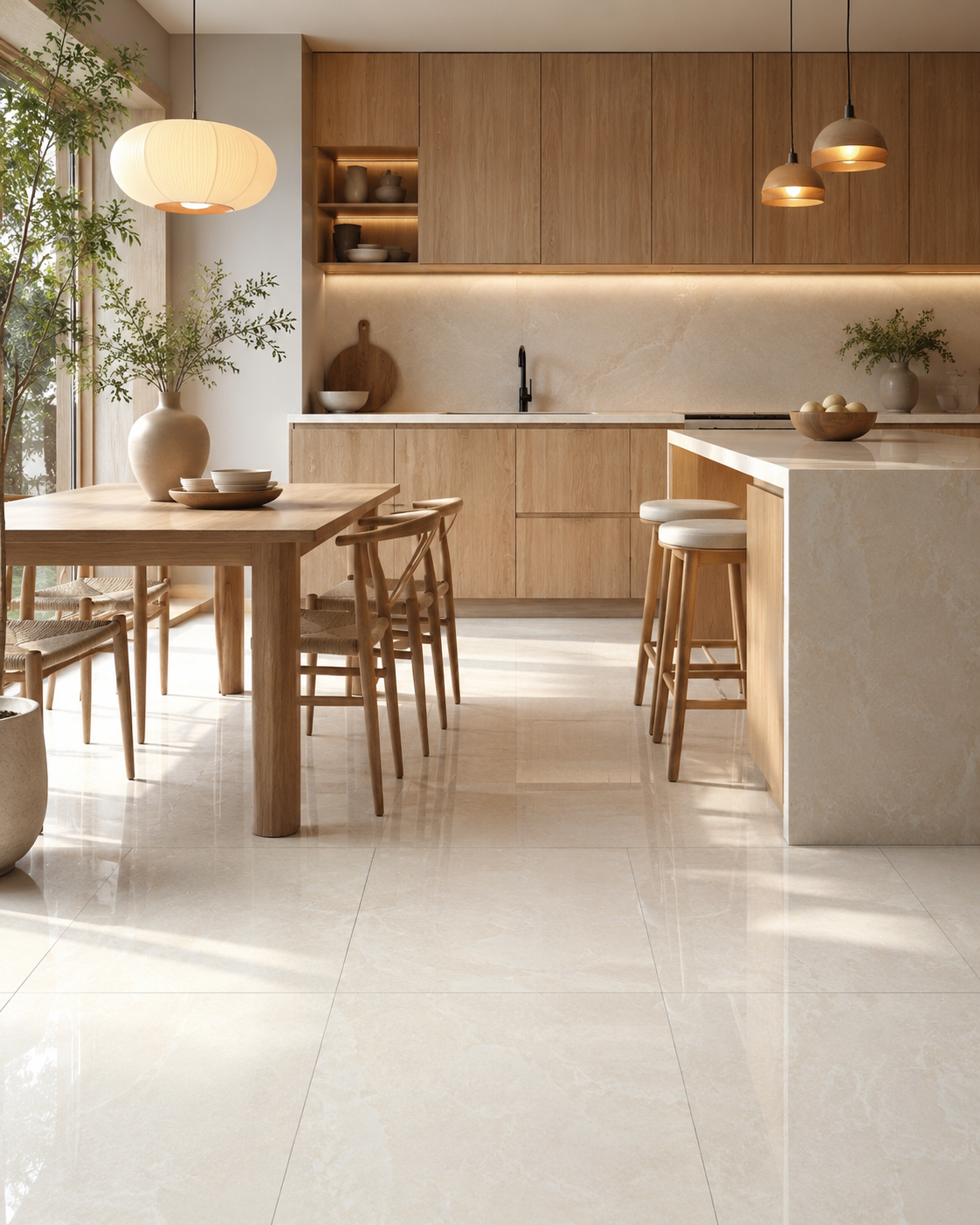Gạch Ốp Lát KT 600x600 Men Bóng Mã GCT-S66005P