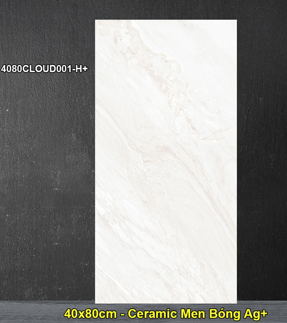 Gạch Ốp Lát 40x80cm Đồng Tâm 4080CLOUD001-H+