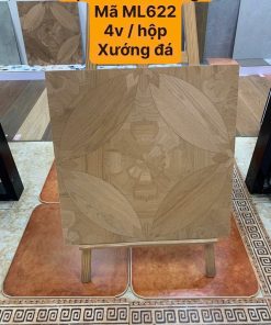 Gạch Ốp Lát vân gỗ bông hoa Trung Quốc 60x60cm 622