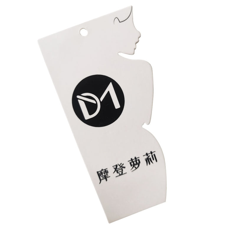 Thẻ Treo Giấy Kraft Chất Lượng Cao, Nhãn Mác Quần Áo Cắt Bế Hình Dạng Tùy Chỉnh Kèm Dây Buộc Dành Cho Hàng May Mặc, Dệt May Gia Đình, Thương Hiệu Thời Trang