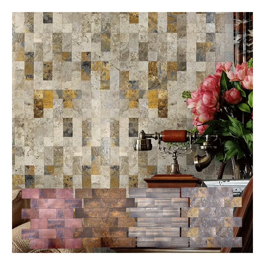 Gạch Ốp Tường Mosaic 3D Tự Dán cho Bếp/Phòng Tắm/Phòng Khách