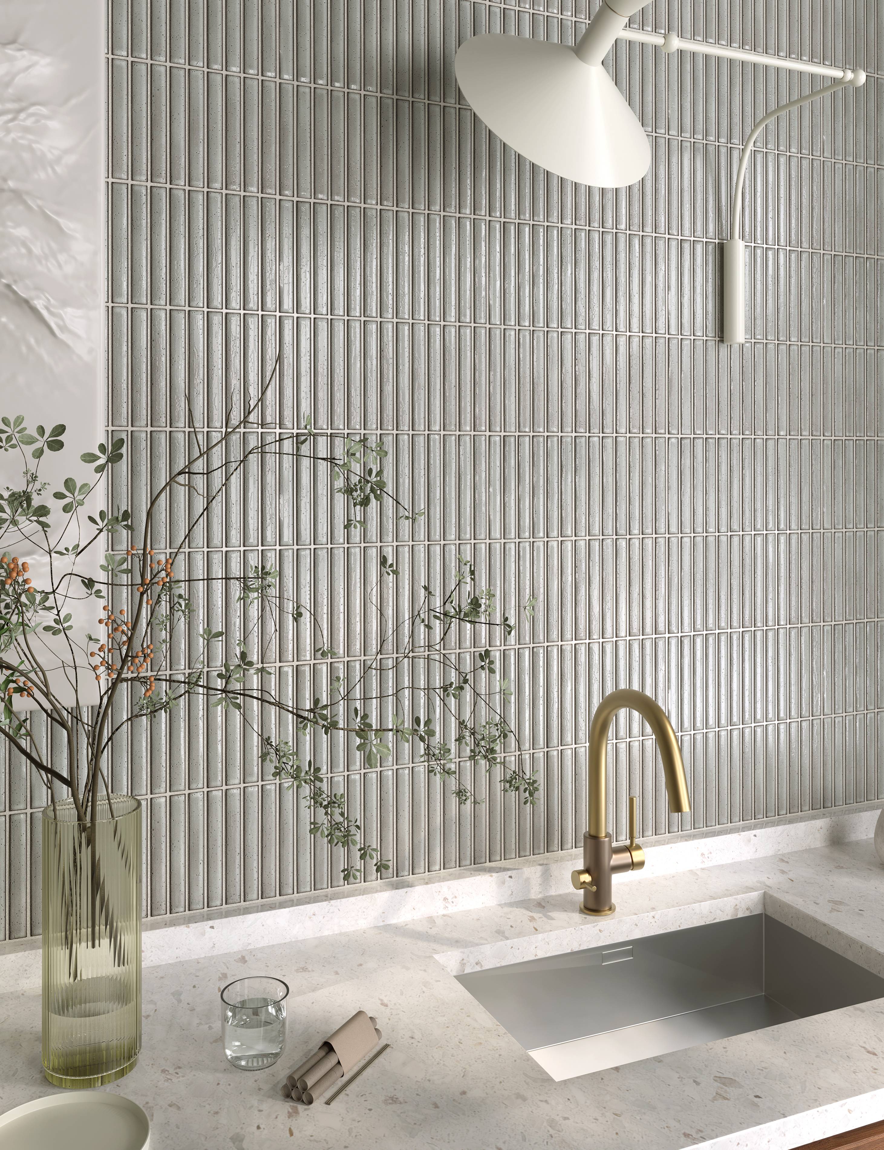 Gạch Tây Ban Nha Thời trang và Thanh lịch, Gạch Sứ lát sàn, Gạch ốp tường tự dán, Gạch Gốm Mosaic cho Phòng tắm phong cách La Mã