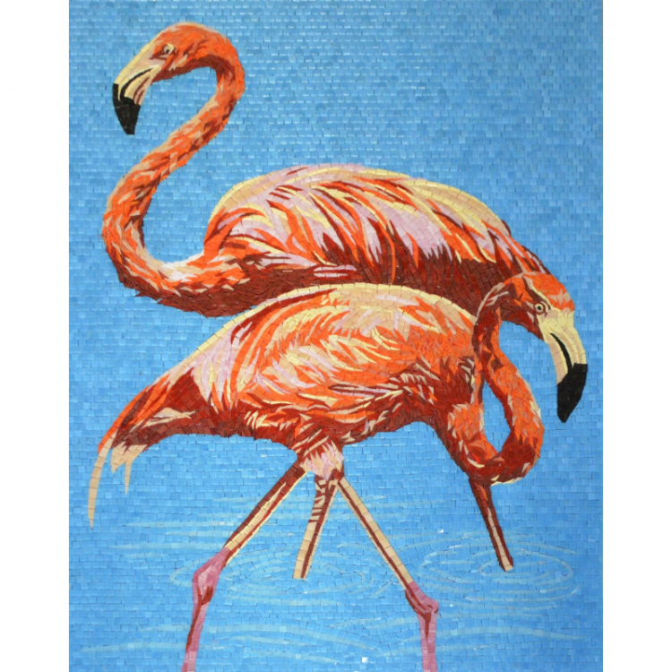 Tranh Khảm Nghệ Thuật Tinh Xảo Thủ Công Tùy Chỉnh Hoàn Toàn, Seri Động Vật Được Khen Ngợi Nức Lòng Tại Hội Chợ Canton 2024