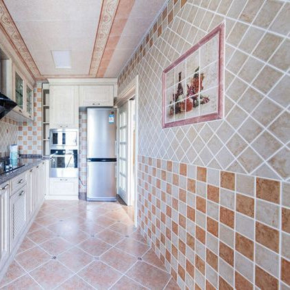 Bán buôn từ nhà máy Gạch thủ công mộc mạc 10x10cm ốp tường bếp, phòng tắm, nội thất khách sạn và nhà hàng