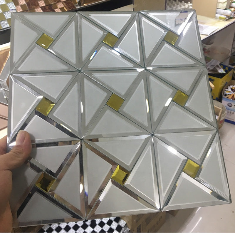 Gương Treo Tường Mosaic Kính Bóng Trang Trí Tường Nội Thất