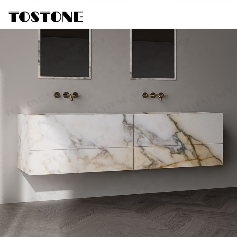 Tủ lavabo Tostone Contemporary Natural Phantom Marble Elegant
