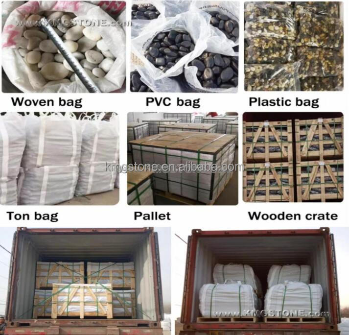 KMGSTONE Đá Sông Tự Nhiên Chất Lượng Cao, Dạng Cuội Và Sỏi Rời, Dùng Lát Đường Và Sân Vườn, Bề Mặt Đánh Bóng, Cho Công Viên Ngoại Thất