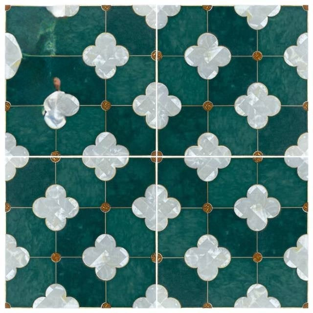 Gạch Mosaic Kháng Khuẩn Cấp Thương Mại 400x400mm, Chống Trượt R11, Chống Nứt, Dùng Cho Tường Và Sàn, Foshan