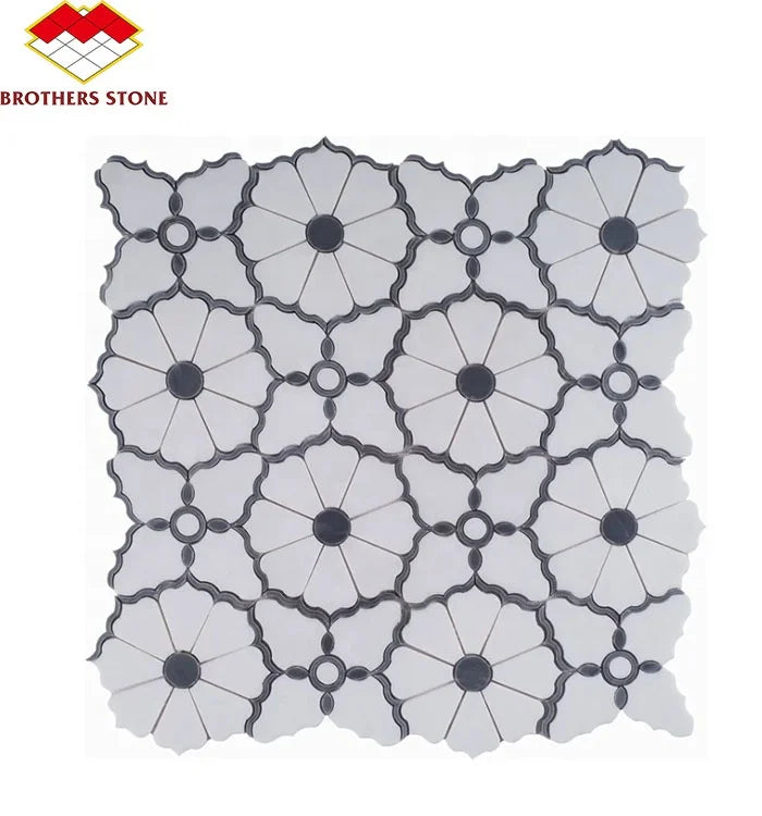 Gạch Hoa Cẩm Thạch Trắng Thassos Ốp Tường Nội Thất