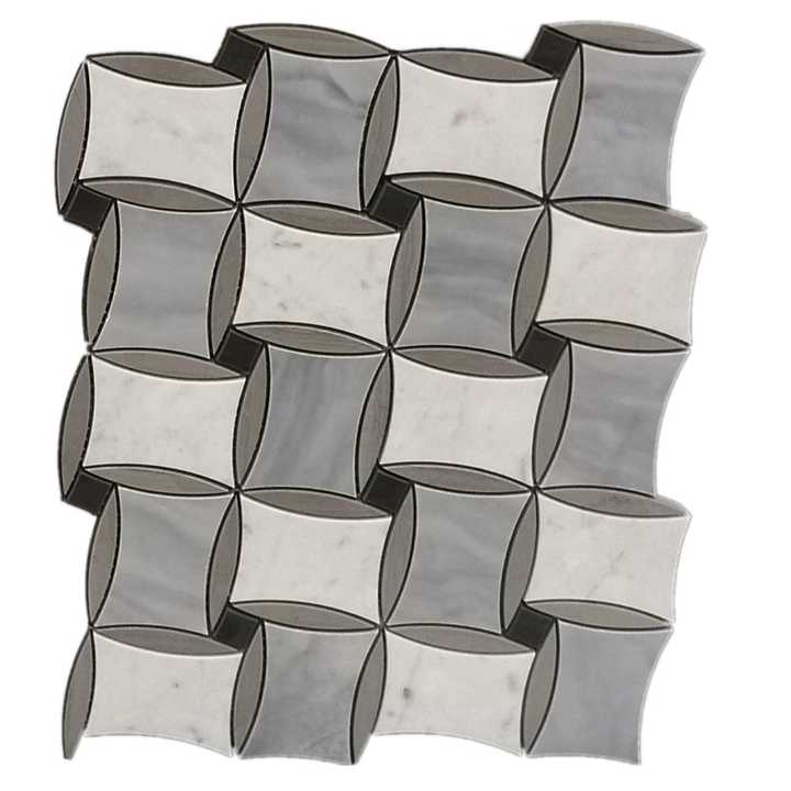 Gạch mosaic đá cẩm thạch xám Ý đang được bán với giá tốt Gạch ốp tường bằng đá cẩm thạch Gạch lát sàn Gạch ốp tường nội thất
