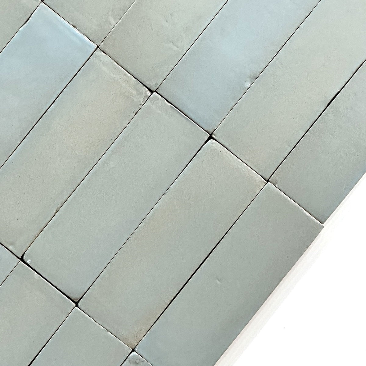 Gạch ốp tường sứ ceramic Zellige vuông xanh dương thủ công chất lượng cao, phong cách mộc mạc, nội thất sang trọng, kháng khuẩn, truyền thống