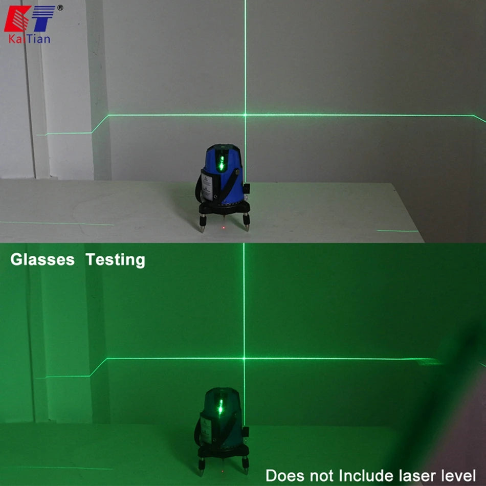 Kính Laser KaiTian Màu Xanh Cho Máy Cân Laser 360 Tự Cân