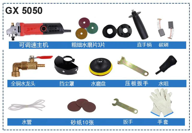 Máy Đánh Bóng Nước Đá Marble Cho Gạch Tile Tungfull 800W