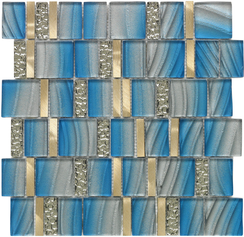 Gạch Mosaic Kính Trung Quốc Ốp Tường Bếp, Dùng Cho Bếp và Tường