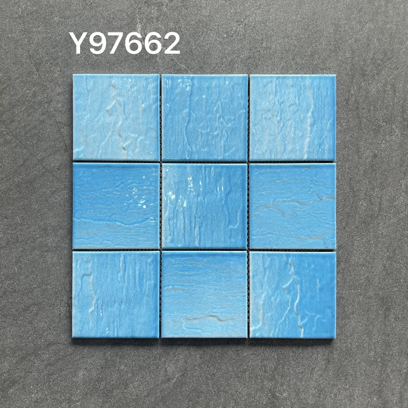 Gạch Khảm Hồ Bơi 30x30mm Kính Gốm Đá Trang Trí Chống Trượt