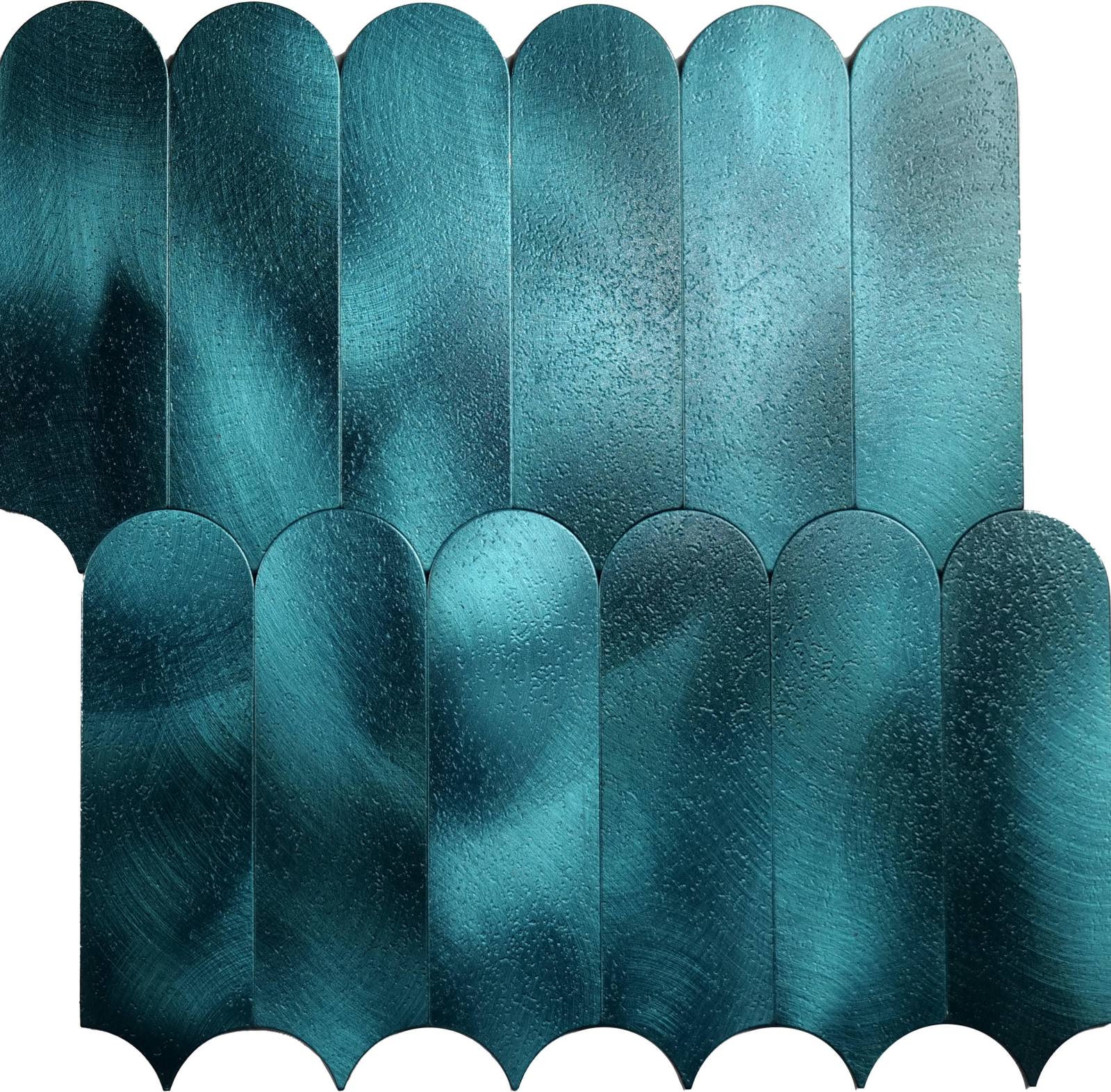 Gạch Men Ceramic Thân Thiện Môi Trường Dạng Mosaic Nhôm-Nhựa Hiện Đại Bán Chạy Nhất Dùng Cho Trang Trí Tường Phòng Tắm Khách Sạn, Ban Công, Nhà Bếp