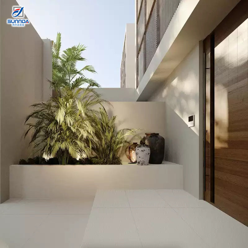 Đá lát sân đỗ xe đồng chất 600x600mm dày 12/18mm bán sỉ cho cầu thang, lát thô ngoài trời, sàn ngoại thất