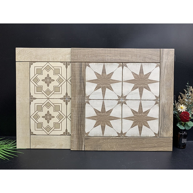 Mẫu Gạch Sứ Lát Sàn Họa Tiết Pha Trộn Cổ Điển Pháp Mới Về dùng cho Phòng Tắm, Bếp, Tường Ốp Bếp và Phòng Khách