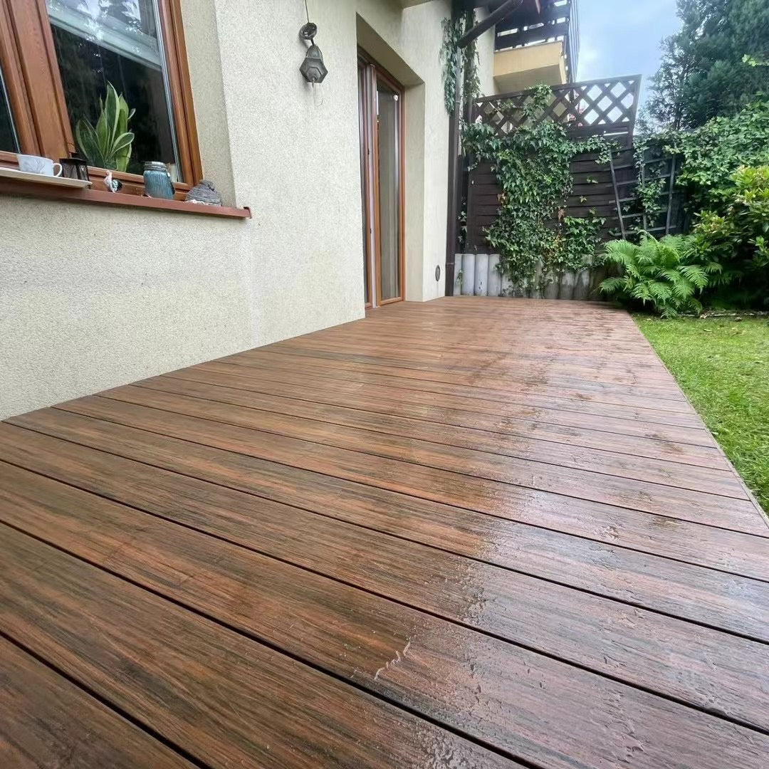 Sàn gỗ nhựa ngoài trời Modern Smooth Deck Sky Garden