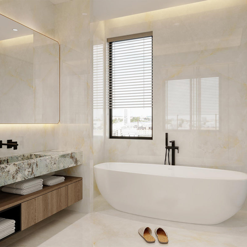 Đá nung kết bóng sang trọng họa tiết vân đá liên tục