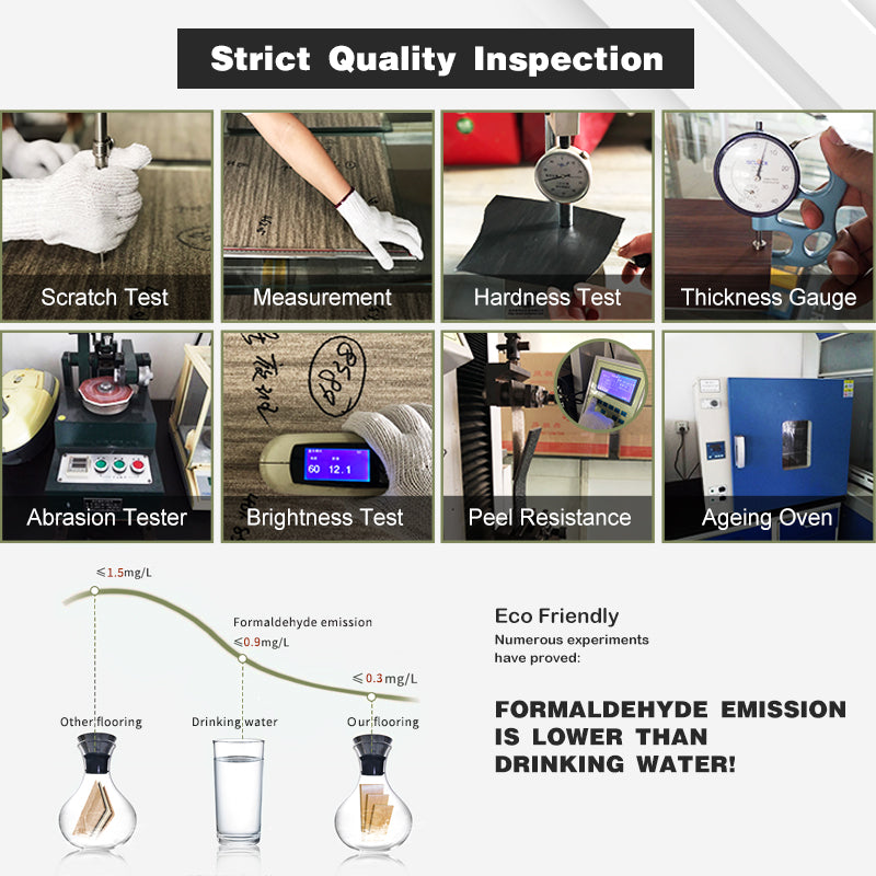 Sàn nhựa PVC LVP bóc dán, tự dính, chống nước, vật liệu thân thiện môi trường, dạng gạch sang trọng, dày 1.2-4mm