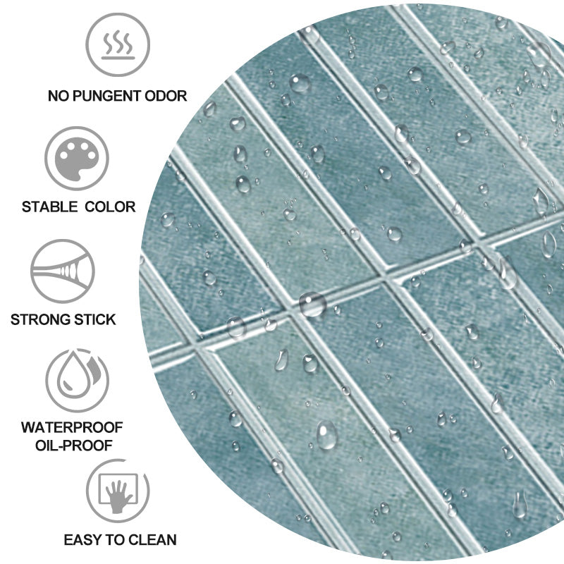 Gạch Dán Tường Tự Dính Mosaic Màu Tùy Chỉnh Dạng Tấm cho Thiết Kế Bếp Trong Nhà và Trang Trí Phòng Tắm