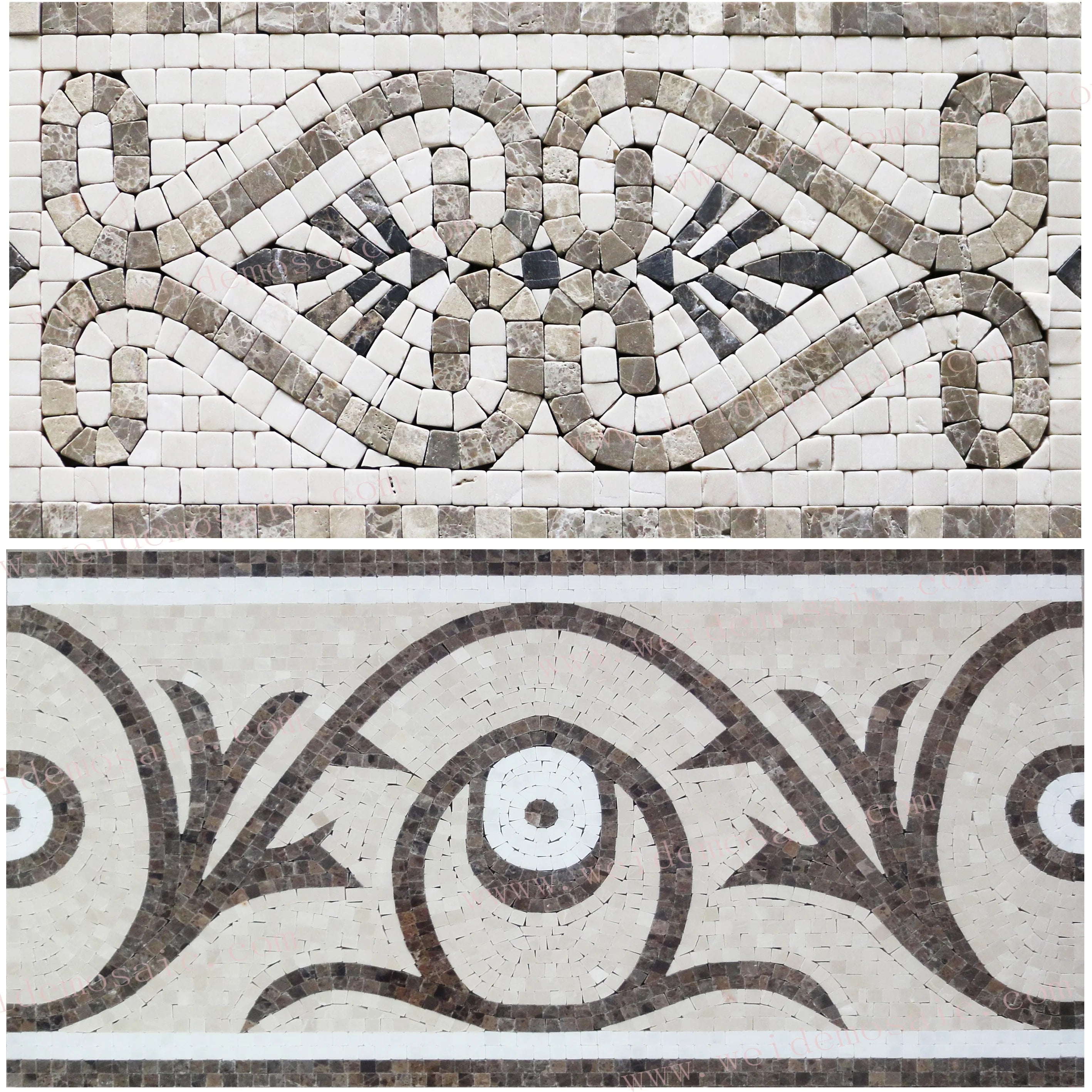Viền Gạch Mosaic Đá Tự Nhiên Trang Trí Weide