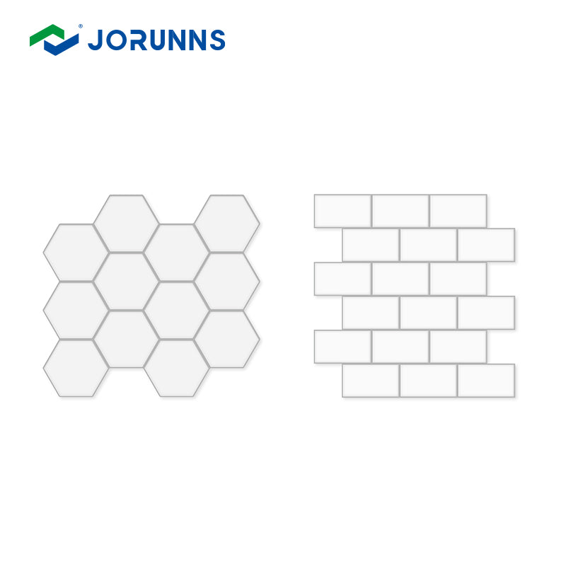 Jorunns ET1027 Decal Dán Tường Dập Nổi Hiện Đại Họa Tiết Hình Học Chống Thấm Nước