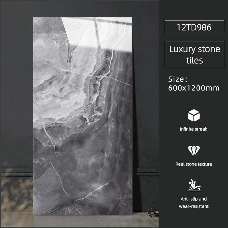 Gạch lát sàn sứ bóng họa tiết vân đá cẩm thạch