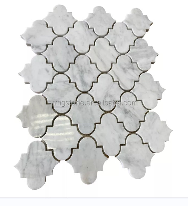 Gạch Mosaic Đá Cẩm Thạch Hiện Đại Cổ Điển Họa Tiết Hoa Bất Quy Tắc Hỗn Hợp Đá Kỹ Thuật Tự Nhiên Dùng Cho Sàn Nhà Bếp, Khách Sạn, Phòng Tắm Trong Nhà