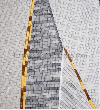 Tranh khảm mảnh kính trang trí tường phòng khách hành lang theo họa tiết nữ tính cao cấp đặt làm riêng