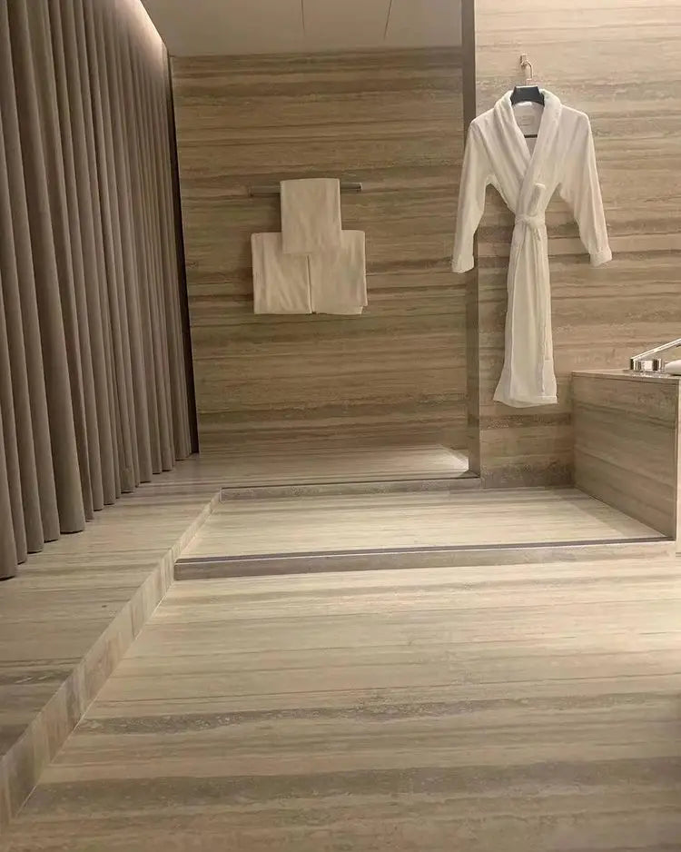 Gạch Ốp Cẩm Thạch Travertine Beige Thanh Lịch