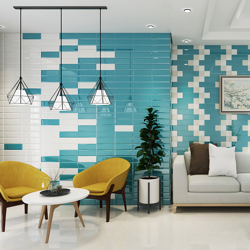 Gạch men ốp tường và lát sàn bóng nhiều màu, thiết kế mới 2022, 100x300, gạch thẻ ốp tường phòng tắm kiểu Metro